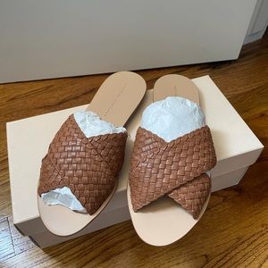 Claudie woven sandals by LOEFFLER RANDALL - Timber
